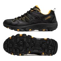 CAMEL骆驼昆仑山新年款骆驼户外登山鞋女鞋防滑运动鞋耐磨越野徒步鞋子男 F13A097035，灰色，男款 44