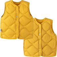迷你巴拉 MINI BALA 巴拉儿童轻薄羽绒服马甲宝宝双面穿背心2025冬