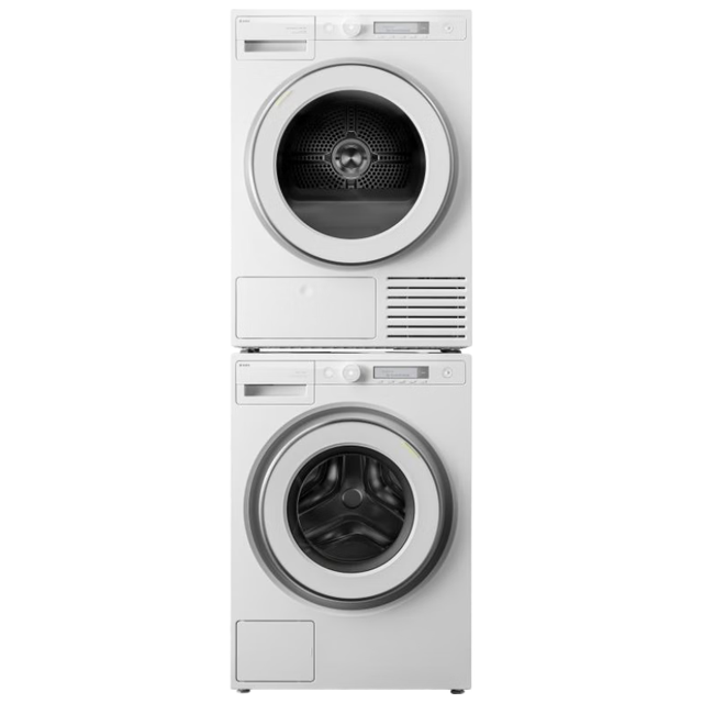ASKO 极光Pro2.0家用洗烘套装10kg无胶圈金属门封洗衣机+10kg蝶形烘干干衣机WAU10W+TAU10W