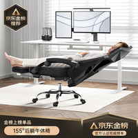 国家补贴：黑白调 HDNY132 人体工学电脑椅 黑色 标准款