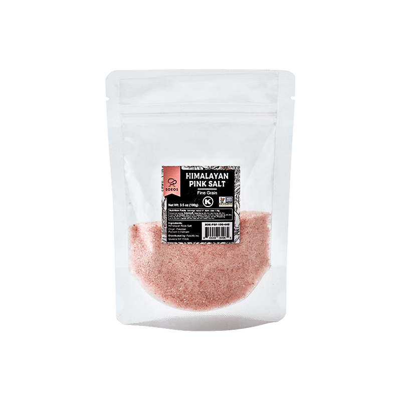 SOEOS喜马拉雅玫瑰盐 细盐 无加碘无添加剂 家用食用盐