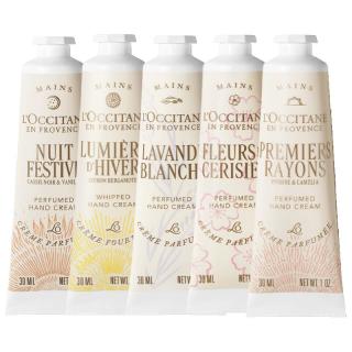 欧舒丹 保湿滋润 护手霜礼盒  白薰 5支装（赠120ml，共270ml）