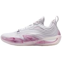 XTEP特步男鞋鞋子男张镇麟同款户外运动减震耐磨篮球鞋 微微紫 40码