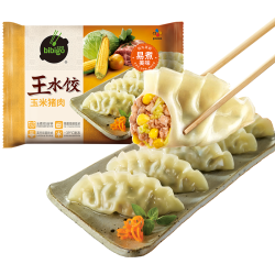 希杰 必品阁玉米泡菜荠菜饺子水饺早餐煎饺雲包包子