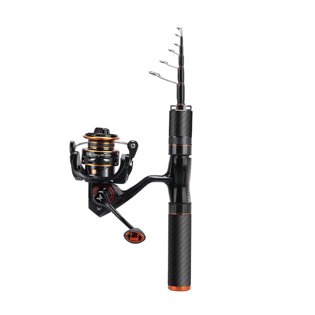 HISTAR 哈斯达 蝴蝶伸缩路亚竿全套富士版29cm超迷你短节便携钛合金竿稍UL微物竿 1.68米 UL直柄单竿 【全套富士O环