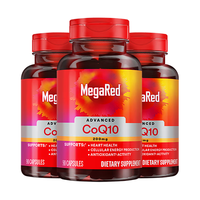 MegaRed脉拓辅酶q10胶囊高含量心脏coq10美国200mg 90粒*3瓶花少同款 【3瓶装】200mg高含量辅酶