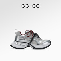 【杨超越同款】GGCC银核风暴秋季厚底绑带老爹鞋女时尚休闲鞋子女