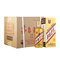 茅台 王子酒 53度白酒整箱 53度 500mL 6瓶 金王子 酱香型高度白酒整箱装