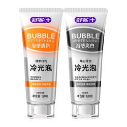 舒客 牙膏成人美白去黄去口臭舒克店含氟120g