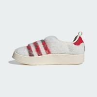 限尺码:adidas 阿迪达斯 三叶草 冬男女圣诞款经典运动鞋面包鞋套脚休闲鞋PUFFYLETTE