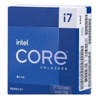 英特尔12代 13代 14代CPU处理器盒装CPU 游戏 办公 家用 联保五年 酷睿 i7 13700KF盒装 LGA1700针脚
