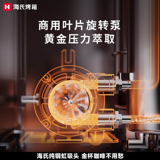  Hauswirt/海氏 商用 意式半自动咖啡机 双锅炉