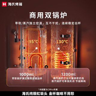  Hauswirt/海氏 商用 意式半自动咖啡机 双锅炉