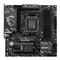 微星B650/B850 主板 可支持7500F/9600X/9700X/7800X3D/9800X3D/9950X3D 台式机 电脑主板 支持AM5接口 B850M GAMING PRO WIFI6E