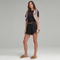 lululemon丨restfeel slide 女士拖鞋 *拉绒款 LW9FORS 榛子棕/金/榛子棕 38