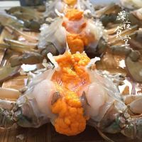 渔公鱼夫鲜活青蟹母蟹红膏蟹满膏蟹黄膏蟹母蟹螃蟹海鲜 400-500克/只（3只）送红烧料包2包