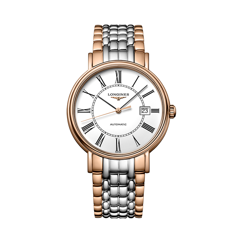 浪琴（LONGINES）瑞士手表 时尚系列 机械钢带男表 L49221117