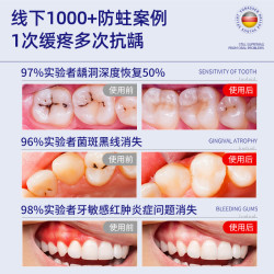 沃朗森 VORASSEN 沃朗森非牙膏含氟成人防蛀牙龋齿修复去黄口臭抗敏感医用
