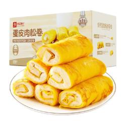 良品铺子 休闲零食 蛋皮肉松卷