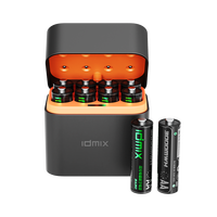 大麦创新 IDMIX 可充电5号电池8粒+充电8仓套装 套装