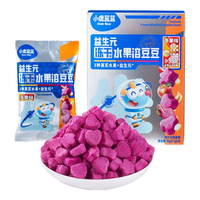 小鹿蓝蓝 高钙0蔗糖水果酸奶溶豆 4袋装 多口味