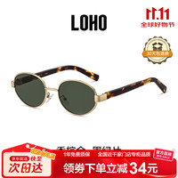LOHO 墨镜女复古偏光太阳眼镜防紫外线开车驾驶专用