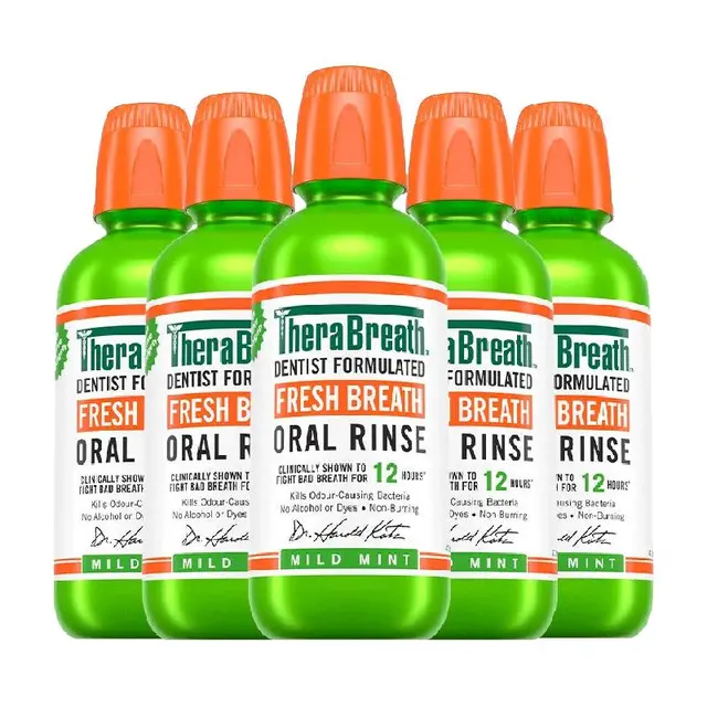TheraBreath 漱口水 轻度薄荷味