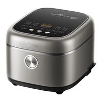 美的 电饭煲4L电饭锅抗菌青瓷内胆 赤炎双热源 一键柴火饭