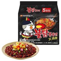 88VIP：三养 火鸡面140g*5袋夜宵方便面拉面泡面速食面