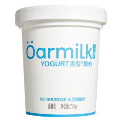 Oarmilk 2.0升级款无蔗糖酸奶0乳糖单桶发酵低温酸奶家庭装720g