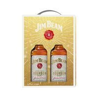 金宾(Jim Beam)嗨棒礼盒调和型威士忌750ml*2波本美国肯塔基州洋酒
