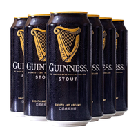 GUINNESS/健力士 高度世涛黑啤酒 440ml*6听
