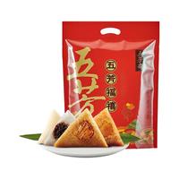五芳斋端午节粽子中华老字号嘉兴特产咸鸭蛋粽子装蛋黄肉粽豆沙蜜枣 福禧礼袋+60克*4只咸蛋