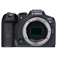 Canon 佳能 EOS R7 APS-C画幅 微单相机 黑色 RF 50mm F1.8 定焦镜头 单头套机