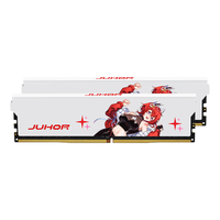 JUHOR 玖合 星舞系列 DDR4 3600MHz 台式机内存 马甲条 白色 16GB 8GBx2