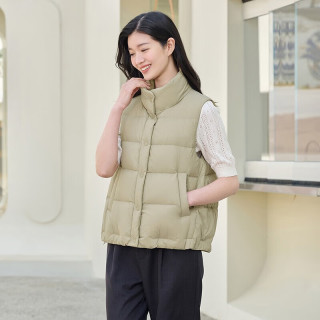 坦博尔 短款羽绒服背心马夹时尚立领百搭