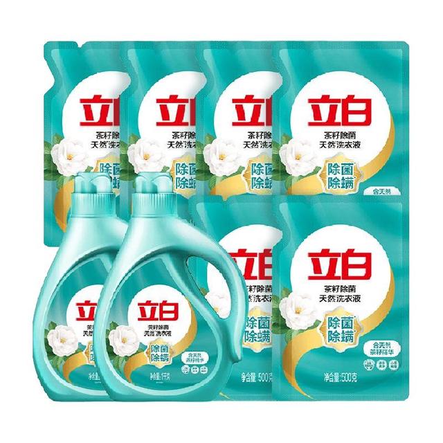 立白 洗衣液茶籽除菌液5kg套组