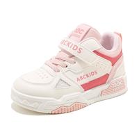ABC KIDS童鞋儿童高帮运动鞋2025秋季时尚男童板鞋女童百搭小白鞋 白粉 28 内长约18.3cm