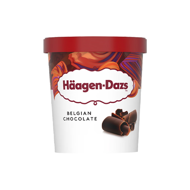 哈根达斯 经典比利时巧克力口味冰淇淋 95ml/杯