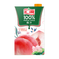 汇源 100%桃汁1L饮料果汁尝鲜单盒单瓶