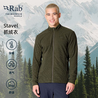 Rab Stavel Jacket户外保暖防风柔软抓绒衣夹克外套男 QFG-68 卵石色 S