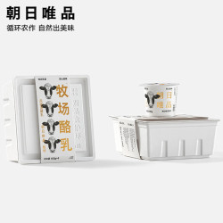 朝日唯品 酪乳酸奶牧场酪乳100g×4杯 伯爵/生椰/芭乐/芦荟酪乳任选低温酸奶营养早餐