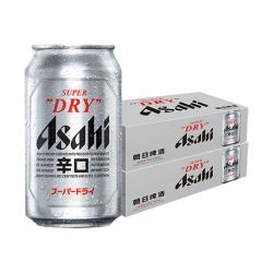 朝日啤酒 日本原装进口朝日生啤酒超爽型黄啤迷你小罐啤酒整箱装135ml*6罐