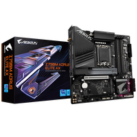 GIGABYTE技嘉Z790小雕/冰雕/超级雕X搭配Intel12代14代I5 12600KF/14600KF/14700KF盒装散片主板CPU套装 技嘉Z790M小雕AX 带WIFI蓝牙 全新单主板 支持