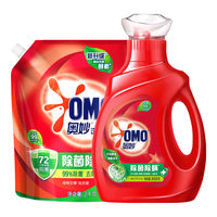OMO 奥妙 除菌除螨洗衣液 950g+2kg/袋 桉树艾草香