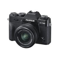 富士（FUJIFILM） x-t30 ii xt30二代 微单相机 vlog美肤相机 X-T30II  黑色 XC15-45mm镜头套装 入门实用套餐一
