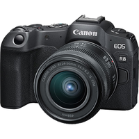 Canon/佳能 EOS R系列 4K视频 微单相机套机+24-50镜头+128G高速卡+摄影级三脚架 单头套机 24-50mm F4.5