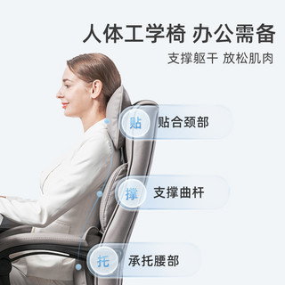  习格 人体工学 办公椅  轻奢、经济型 灰色