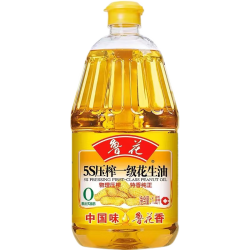 鲁花 5S压榨一级花生油 1.8L