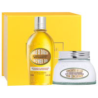 欧舒丹（L'OCCITANE）甜扁桃紧致弹润沐浴润肤护理礼盒 滋润紧致 直售 新年
